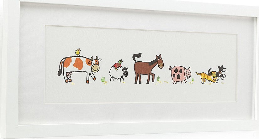 Farm Tails Framed Print